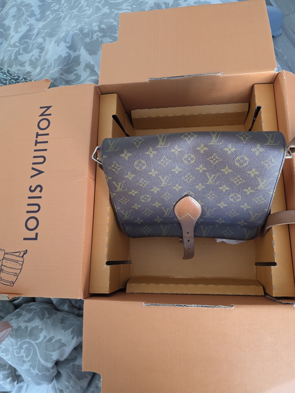 Louis Vuitton Monogram Saddle Crossbody in Brown and Tan Leather - Picture 2 of 16